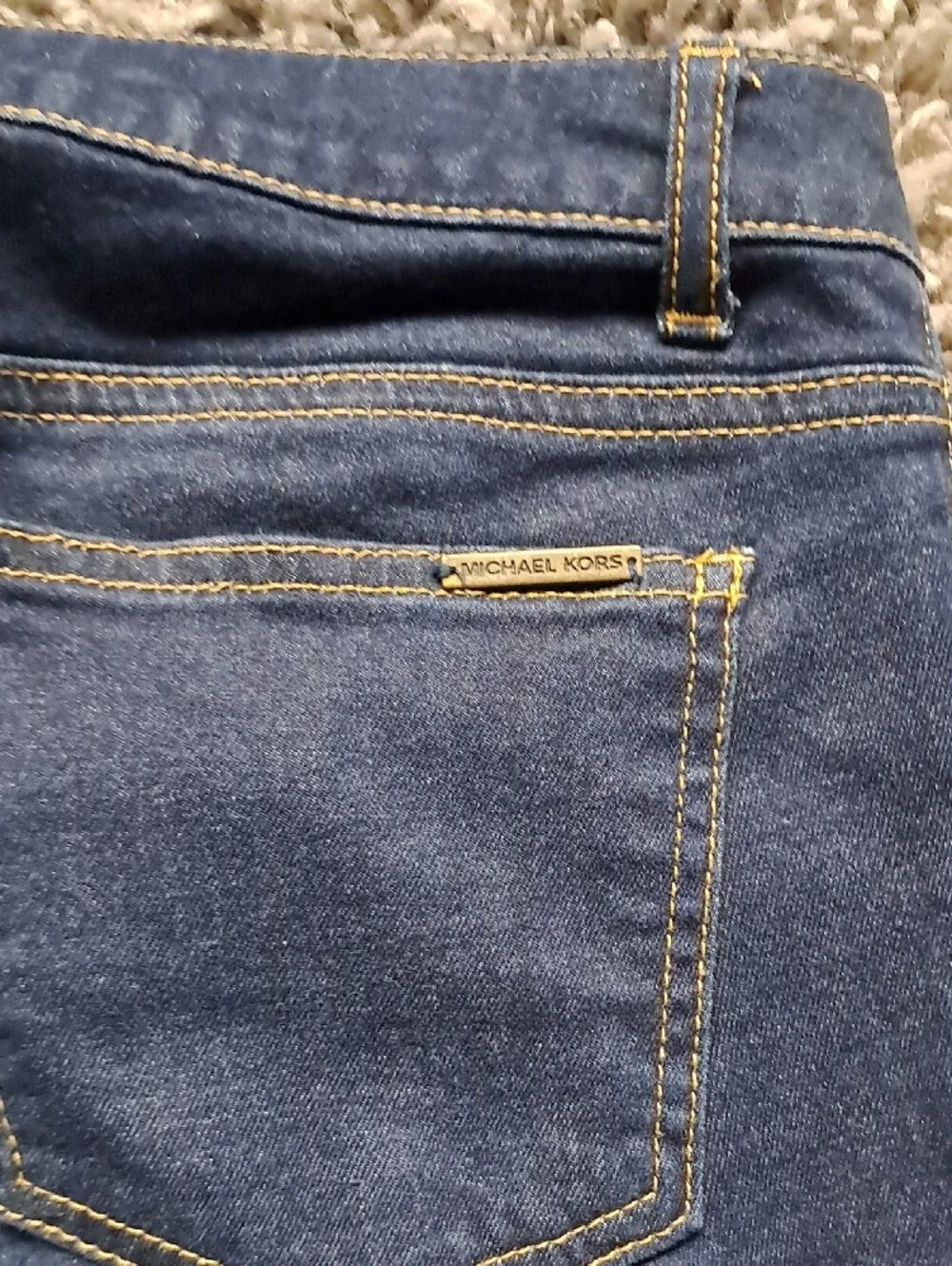 Michael Kors Dark Blue Skinny Jeans